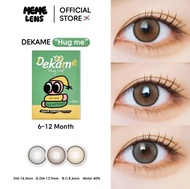 (💥Flash Sale ไม่แถมตลับ 💥) คอนแทคเลนส์เกาหลี ISHA-รุ่น DEKAME HUG ME รองรับค่าสายตาปกติ/สายตาสั้น -1