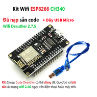[Đã Nạp Code] Kít RF thu phát wifi ESP8266 NodeMCU Lua V3 CH340