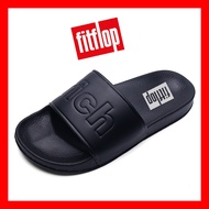 FitFlop รองเท้า F-MODE Luxe EVA Flatform รองเท้าส้นเตี้ย รองเท้าแตะผู้ชายสีดํา