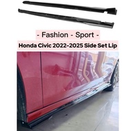 Honda Civic FE Side Lip 2025 Skirt Set 2022 - 2025