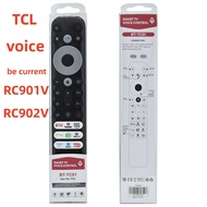 The all-new TCL voice remote control universal RC901v RC902V can be used with NETFLX YouTube Prime v