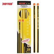 (1 Pack) Joyko 2B P-105 Pencils Joyko P-105/s 2B P-105 Pencils