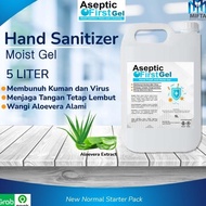 HAND SANITIZER GEL 5 LITER / ASEPTIC FIRST HAND SANITIZER GEL 5L