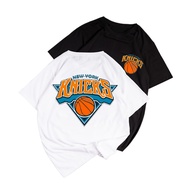 KAOS DISTRO NEW YORK KNICKS OVERSIZE TSHIRT NBA TIM BASKET KAOS UNISED LENGAN PENDEK ATASAN KEKINIAN