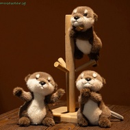 MUSEWEAR Otter Plush Keychain, Soft Material Cute Design Otter Backpack Pendant, Animal Pendant Real