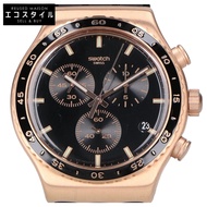 Swatch YVG410 STAIN SHEEN 計時石英錶 [二手]