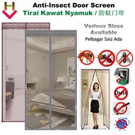 Magnetic Mesh Screen Door Anti Mosquito Net Curtain Prevent Denggi Aedes Nyamuk Curtain Pure Insect Automatic Closing