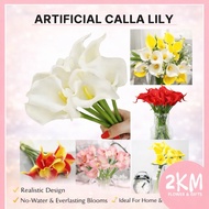 (1PCS) CALLA LILY Artificial Fake Flower Bouquet Plant Living Room Home Decor Decoration Bunga Hiasa