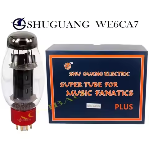SHUGUANG WE6CA7 PLUS Vacuum Tube Upgradat EL34 6L6 KT88 6P3P 6CA7 Electronic Tube DIY Audio Valve Hi