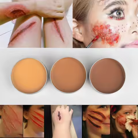 Scar Wax SFX Special Effects Makeup Wound Skin Makeup Halloween Fake Nose Stage Body Paint Fancy Fak