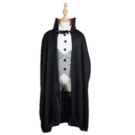 Boys Vampire Costumes Gothic Children Halloween Cosplay Outfit
