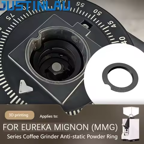 JUSTINLAU for EUREKA MIGNON MMG Series Grinder Burr Anti-Fine-Powder & Anti-Bean-Jamming Ring Coffee