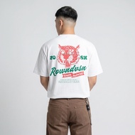 [5.5] Rown Division Short Sleeve T-Shirt || Tigrosa White T-shirt Baju T Shirt Lelaki