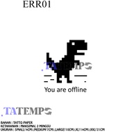 TEMPO temporary tattoo - 404 NOT FOUND/404/ERROR/BARCODE