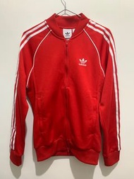 二手衣櫃 愛迪達adidas originals sst 紅色 棒球外套 教練外套 cw1257 男版s 約8.5成新 顏色飽和