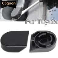 C5GOON 2Pcs Car Front Windscreen Wiper Arm Nut Caps Bolt Cover For Toyota Corolla E140 E150 E170 E21