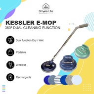 🇲🇾 E mop Kessler 360° Dual Cleaning Function Vacuum Mop Electric Mop Cleaning Floor Cordless Mop Sim