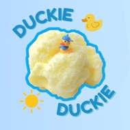 DUCKIE DUCKIE (Cloud Slime) Cloud Slime, Snowonder Snow Slime, slime toy with cute duck charm
