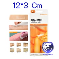 CICA CARE ขนาด 12 cm x 3 cm แผ่นซิลิโคนเจล ลดรอยแผลเป็นนูน แผลเป็นคีลอยด์ แผลเป็นหลังการผ่าตัด