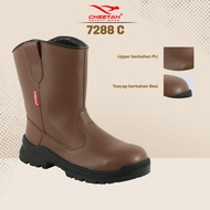 Sepatu Safety Cheetah 7288C 7288 C Sepatu Boot Safety Pekerja Proyek Ujung Besi Original