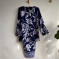 BATIK Baju Kurung Baju Raya 2026 Viral Style Baju Raya Modern Style Kurung