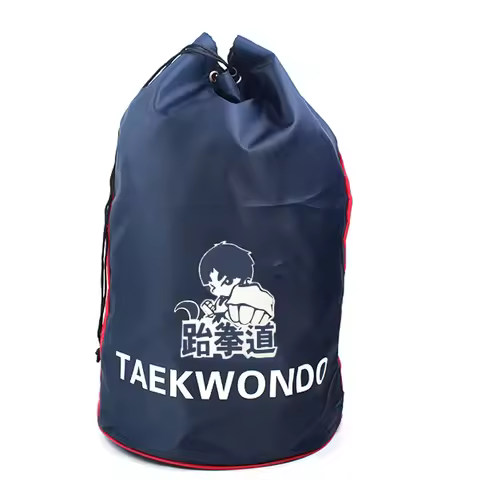 Good Quality Black Taekwondo Bag Martial Arts MMA Protector Suit Bag for Kids Adult WTF TKD Backpack