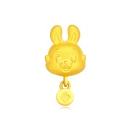 CHOW TAI FOOK 999 Pure Gold Charm - Zodiac Rabbit: Gold Coin R31483