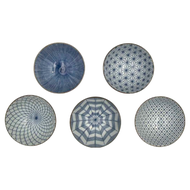 Saikai 西海陶器 有田燒古染繪變飯碗組 11.5 x 6.5cm 300ml 5入  有田燒古染繪變飯碗組5入  有田燒古染繪  1組