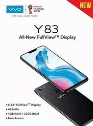 PROMO HP VIVO Y83 RAM 4/32 GB GARANSI RESMI Y 83 - GOLD BLACK HITAM