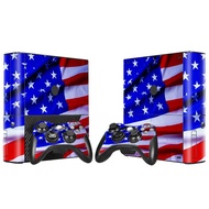 （Skin Sticker）USA FLAG Game Accessories Skin For XBOX 360 E Console Sticker TN-Xbox360E-0097（Skin Sticker）