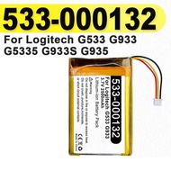Suitable for Logitech G533 G933 G933S Bluetooth Headset 533-000132Wireless Headset Battery 2500mAh