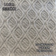 Thick Needle Jacquard Angola Double-Sided Jacquard Twisted Rope Jacquard Fabric Angola Braid Jacquar