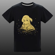 刀劍神域 燙金短袖上衣T恤 Tshirt( 亞絲娜 閃亮亮)