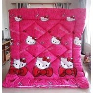 4-Layer 6-Foot Fiber Topper Mattress 8 Inches Thick Cute Cat Pattern Set Of 10 Pieces