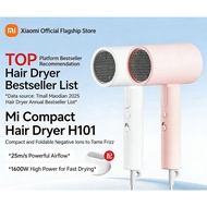 Mijia Dormitory Hair Dryer Xiaomi Negative Ion H101 Hair Dryer Hair Care Household Students Quick-Dr