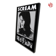 SCREAM POSTER AESTHETIC POSTER/ FRAMEBLOCK POSTER/ MOVIE POSTER/