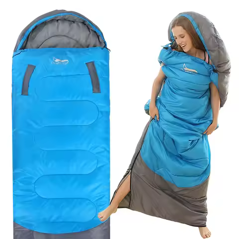Desert&Fox Wearable Large Sleeping Bag with Arm Holes Adults Sleeping Bags Warm Weather Kids Sleepin