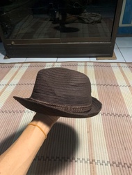 Topi Fedora Brown Siouth Korea Second Preloved