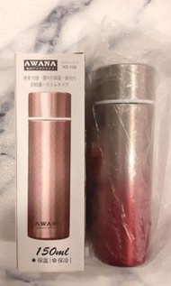 AWANA 304不鏽鋼保溫瓶/保冷 150ml  超輕量 KD-150 漸層色