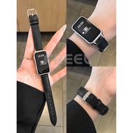 Genuine Cow Leather Strap for HUAWEI Band 10 9 8 NFC HW Watch Fit3 Fit2  Bamboo Crocodile Pattern De