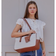 SQUARE MULTI SHOULDER BAG_CANVAS BROWN