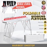 1.4M 1.6M 1.8M 2M Foldable Working Platform Heavy Duty Scaffolding High Stool Work Bench Paint Stand