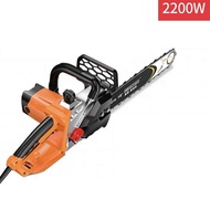 2200W Logging Chainsaw Wood Hand Tools Electric Handheld Tree Electric Woodworking Power Chainsaw Portable High Power Ch