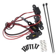 4PCS Wheel Eyebrow Light Set for 1/10 Axial SCX10 III AXI03007 Jeep Wrangler JLU RC Crawler