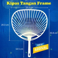 50pcs Hand Fan Frame 23.2cm x 30.8cm