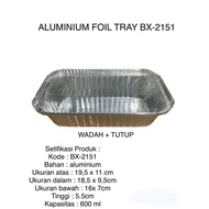 ALUMINUM FOIL TRAY BX-2151 ALUMINUM FOIL TRAY CONTAINER BX 2151