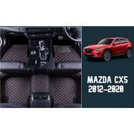 Mazda CX5 CX-5 Use Premium DAD VIP Red Line Series 5D carfit Floor Mat/Seat (1sets/3pcs) Waterproof