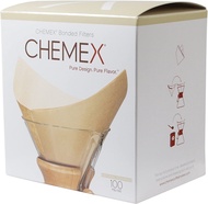 Chemex Bonded Filter - Natural Square - 100 ct - Exclusive Packaging