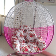 ST/🎽One-Piece Swing Hanging Chair Hanging Basket Rattan Chair Hammock Balcony Chair Leisure Rattan Chair Indoor Single S