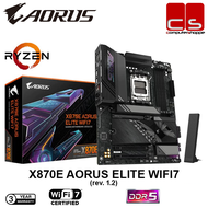 GIGABYTE X870E AORUS ELITE WIFI7 (rev. 1.2) ATX AM5 DDR5 MOTHERBOARD + AMD 8000+9000 Series Processo